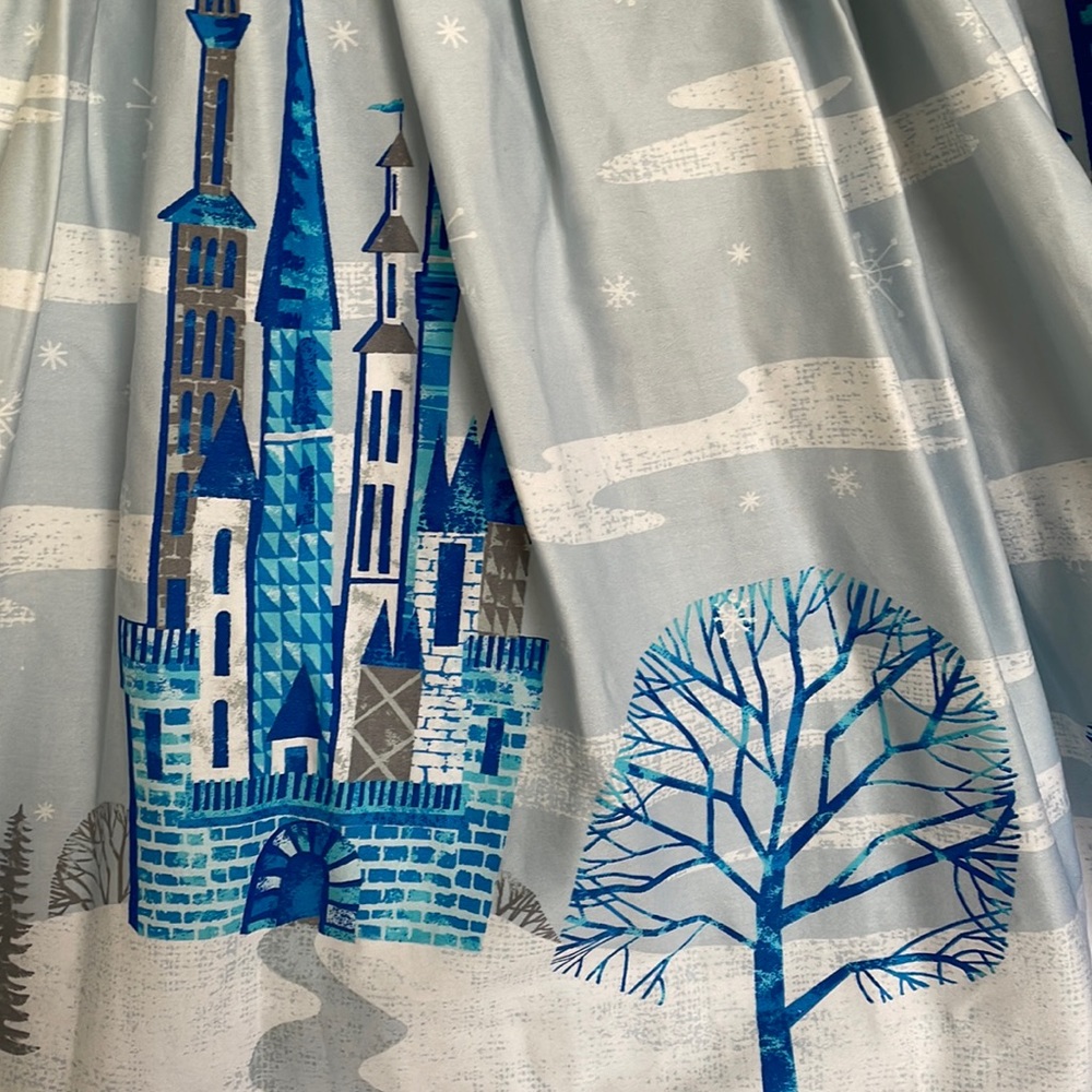 Pinup Couture Winter Castle Skirt 🧊🏰